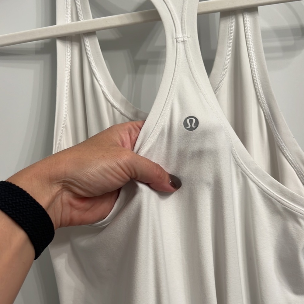 White Lululemon Racerback - Picture 2 of 2